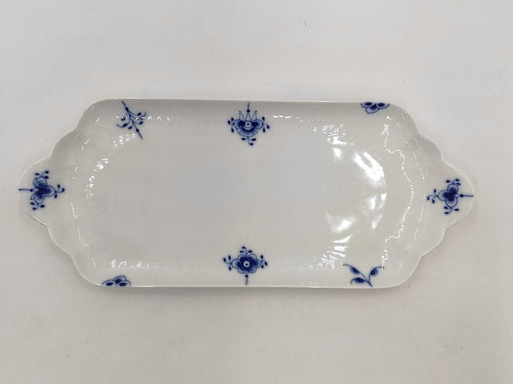 ROYAL COPENHAGEN ロイヤルコペンハーゲン 洋食器 ブルーパルメッテ ブロッサム ロングトレー 28CM ホワイト ブルー系 磁器（ポーセリン） ユニセックス 長皿 盛皿 新品未使用展示品