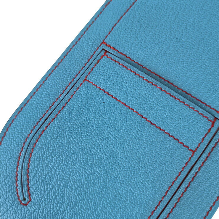HERMES エルメス スマホショルダー IN THE LOOP TO GO インザループトゥゴー PM 077704CA セレステ（ブルー系） シェーブル ユニセックス スマホケース ポーチ 美品