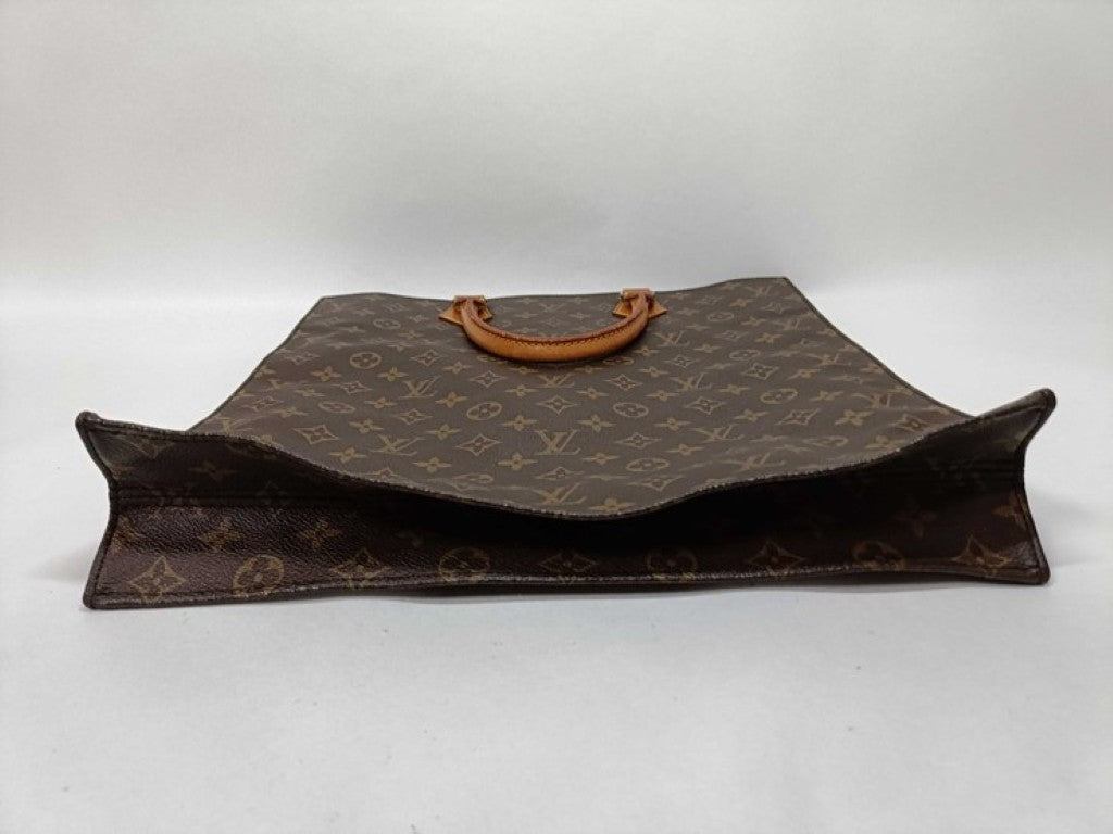 LOUIS VUITTON ルイヴィトン ハンドバッグ サック プラ M51140 ブラウン系 モノグラム ユニセックス トートバッグ 美品