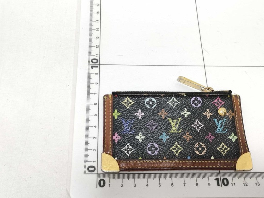 LOUIS VUITTON ルイヴィトン コインケース ポシェットクレ グルナード系 モノグラム マルチカラー レディース ゴールド金具