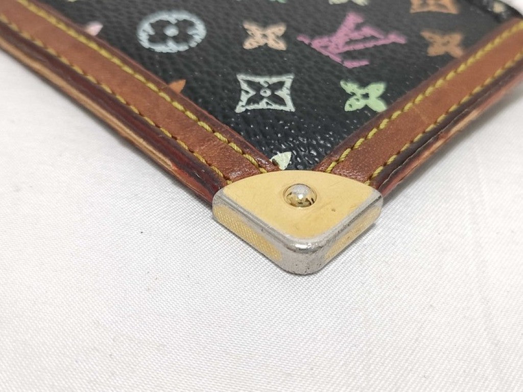 LOUIS VUITTON ルイヴィトン コインケース ポシェットクレ グルナード系 モノグラム マルチカラー レディース ゴールド金具