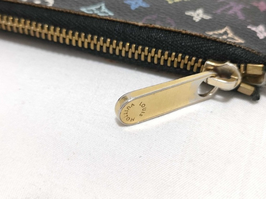 LOUIS VUITTON ルイヴィトン コインケース ポシェットクレ グルナード系 モノグラム マルチカラー レディース ゴールド金具