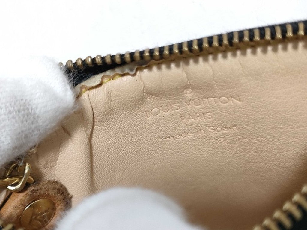 LOUIS VUITTON ルイヴィトン コインケース ポシェットクレ グルナード系 モノグラム マルチカラー レディース ゴールド金具