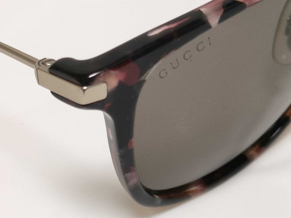 GUCCI グッチ サングラス GG 1082/S ブラウン系 プラスチック メタル ユニセックス 美品