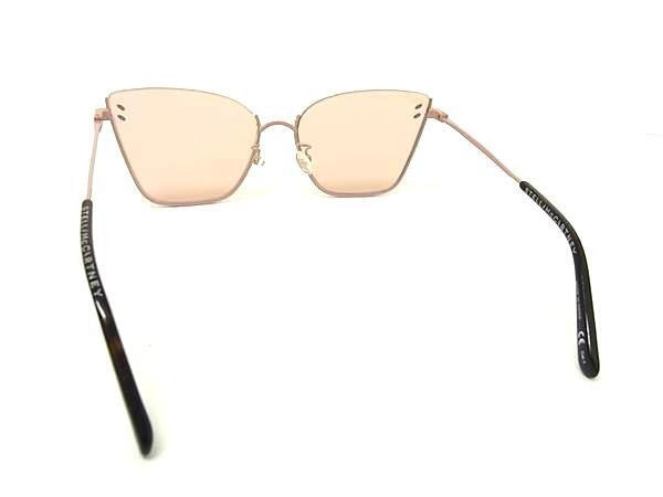 STELLA McCARTNEY ステラ マッカートニー サングラス アイウェア SC0182S ピンク系 メタル レディース 超美品