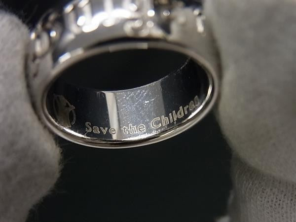 BVLGARI ブルガリ 指輪 セーブザチルドレン シルバー系 SV925 ユニセックス ＃51 ソティリオ 超美品
