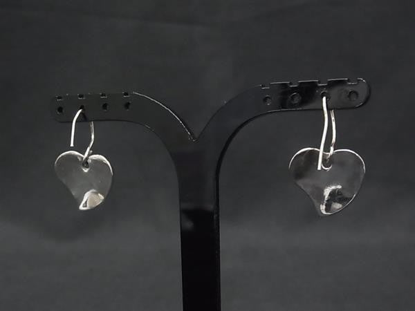 TIFFANY＆Co ティファニー ピアス カーブドハート シルバー系 SV925 レディース 美品