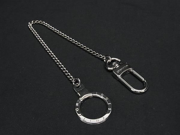 LOUIS VUITTON ルイヴィトン キーリング シェンヌ アノクレ ウォレットチェーン M58035 シルバー系 メタル ユニセックス キーホルダー バッグチャーム 超美品