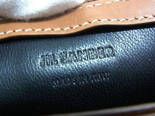 JIL SANDER ジルサンダー ハンドバッグ トゥーティー スモール キャメル系 カーフレザー レディース 2WAY ショルダーバッグ 美品