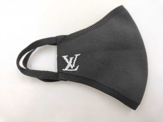 LOUIS VUITTON ルイヴィトン マスク マスク マイユ M76748 ブラック系 ナイロン ユニセックス 美品