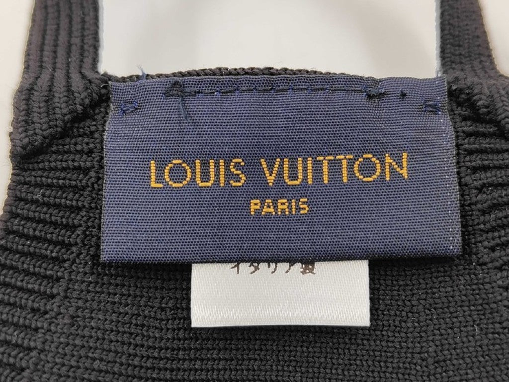 LOUIS VUITTON ルイヴィトン マスク マスク マイユ M76748 ブラック系 ナイロン ユニセックス 美品