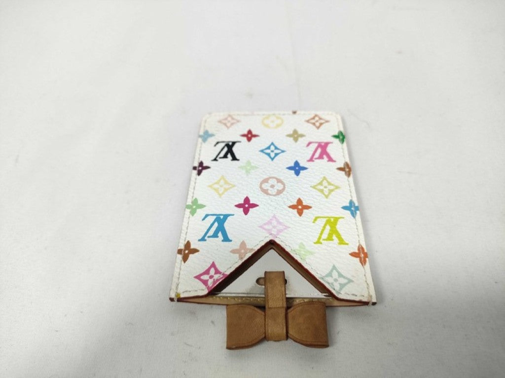 LOUIS VUITTON ルイヴィトン ミラー エテュイ ミロワール M92651 ブロン系 モノグラム マルチカラー レディース コンパクトミラー 美品