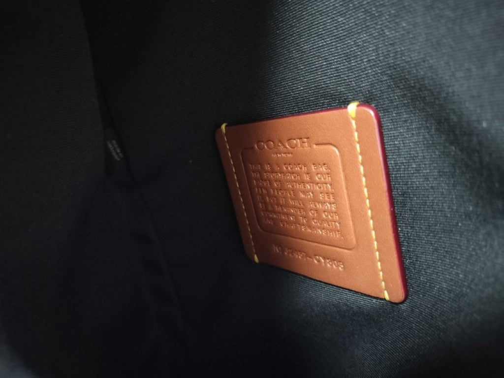 COACH コーチ ボディバッグ ドミニク CY803 ブラック系 レザー メンズ ショルダーバッグ 美品