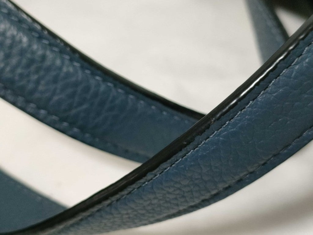 COACH コーチ ハンドバッグ グラハム ストラクチャード トート CH001 ブルー系 レザー ユニセックス 2WAY 美品