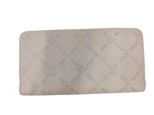 LOUIS VUITTON ルイヴィトン 長財布 ジッピーウォレット M28510 クオーツクチュール(ベージュ系） モノグラム アンプラント ユニセックス ラウンドファスナー ゴールド金具 超美品