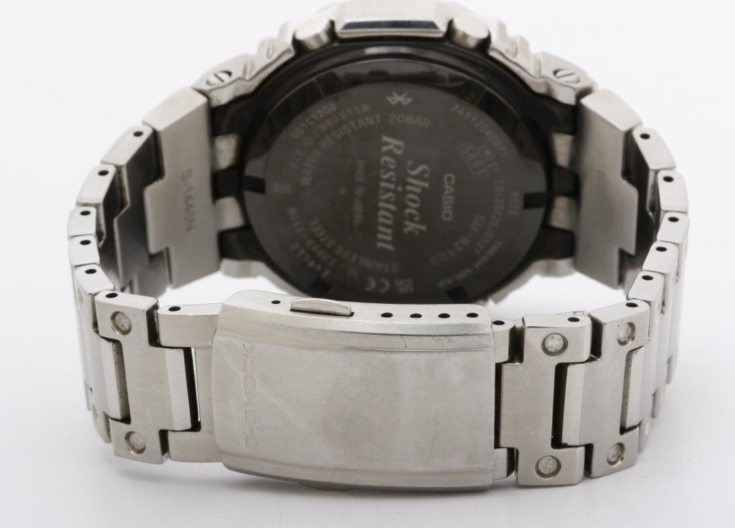 CASIO カシオ 時計 G-SHOCK FULL METAL 2100 Series GM-B2100PC-1AJF ブラック シルバー系 ステンレススチール メンズ アナデジ 美品