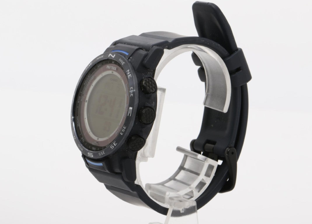 CASIO カシオ 時計 PRO TREK プロトレック Climber Line PRW-35Y-2JF ブラック系 樹脂/ステンレススチール 樹脂バンド メンズ デジタル 美品