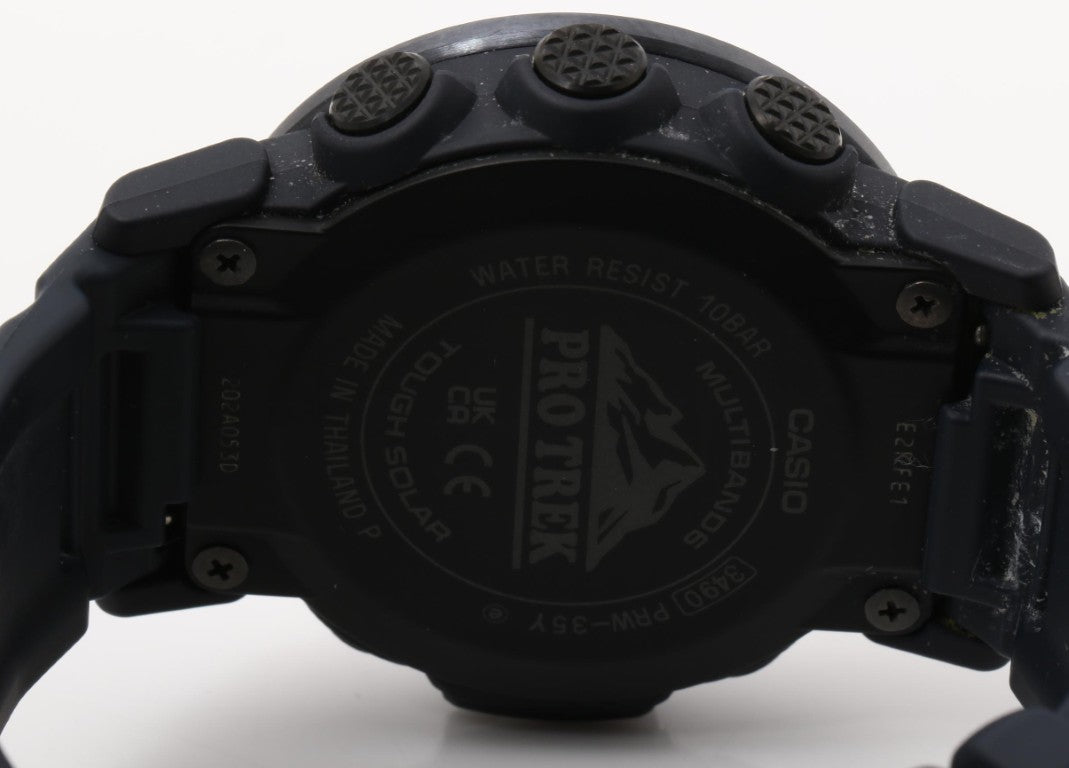 CASIO カシオ 時計 PRO TREK プロトレック Climber Line PRW-35Y-2JF ブラック系 樹脂/ステンレススチール 樹脂バンド メンズ デジタル 美品