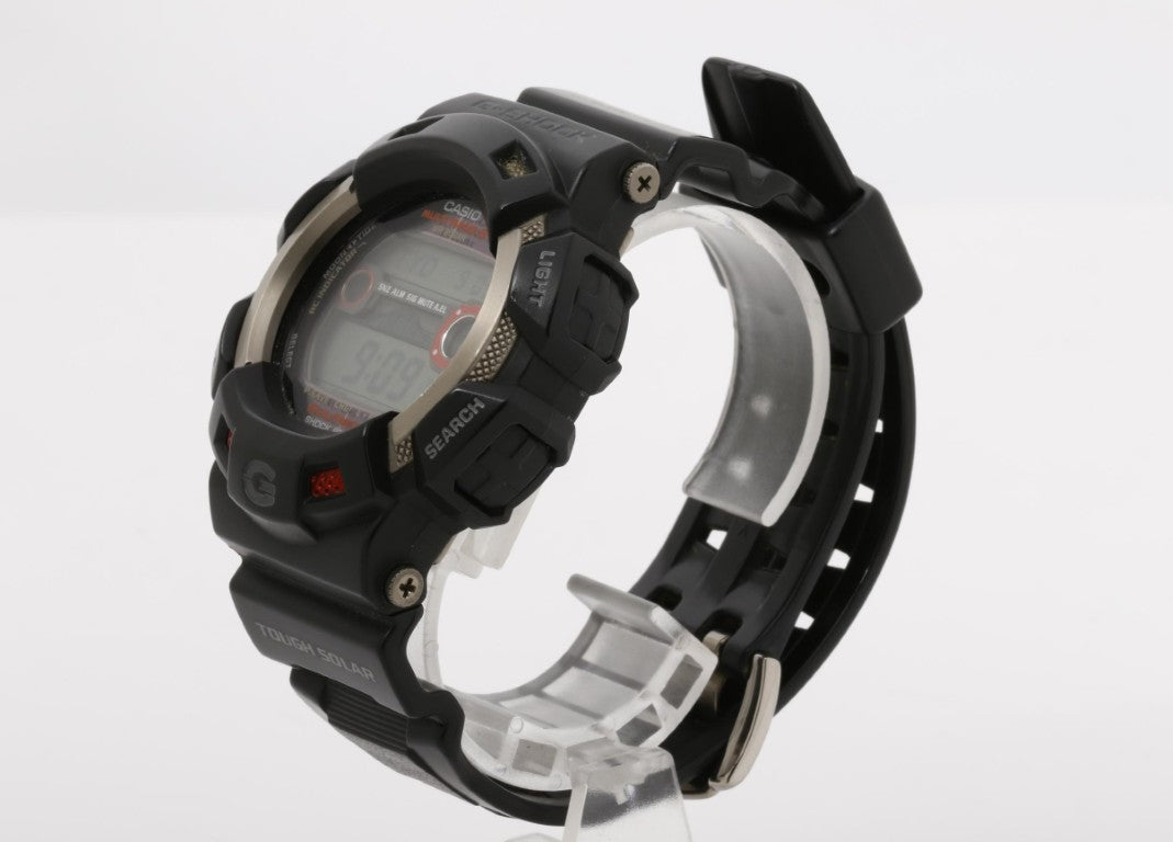 CASIO カシオ 時計 G-SHOCK MASTER OF G - SEA GULFMAN GW-9110-1JF ブラック系 樹脂／チタン 樹脂バンド メンズ デジタル 美品