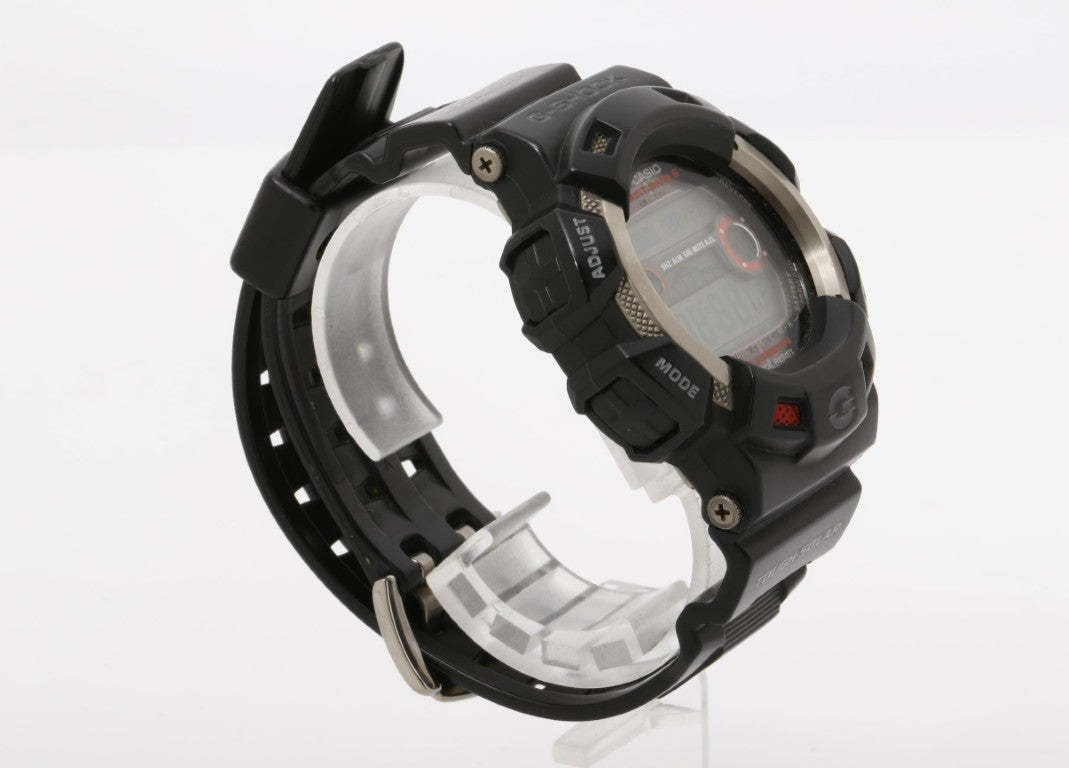 CASIO カシオ 時計 G-SHOCK MASTER OF G - SEA GULFMAN GW-9110-1JF ブラック系 樹脂／チタン 樹脂バンド メンズ デジタル 美品