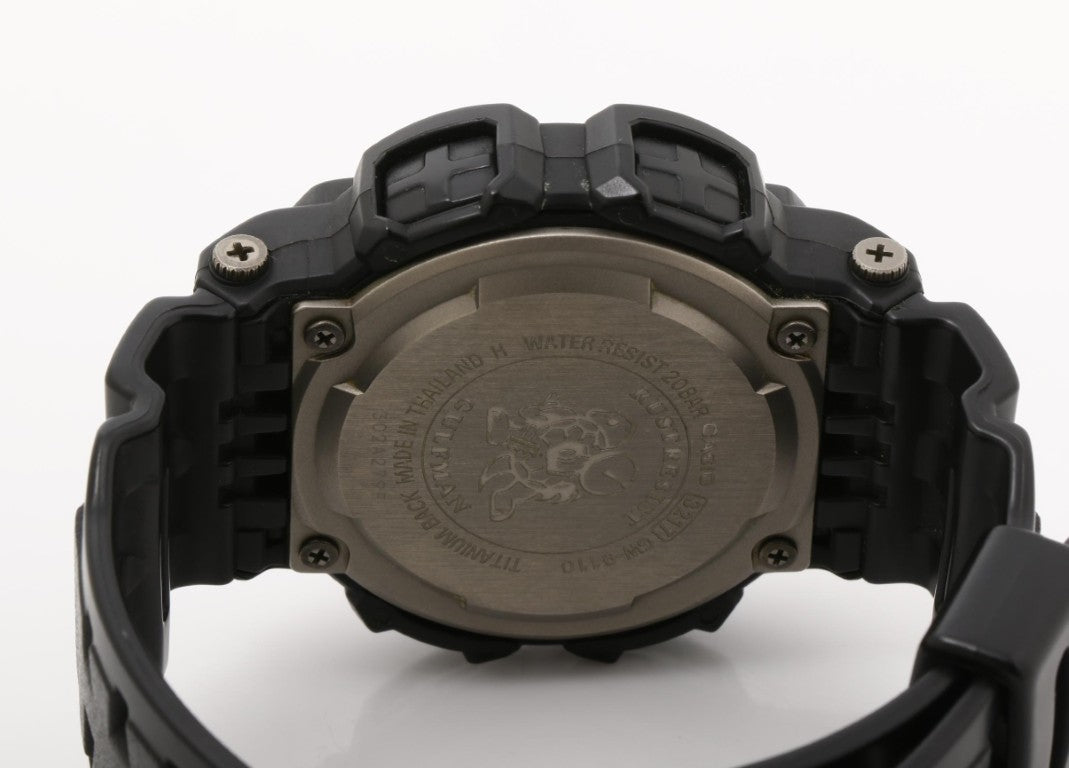 CASIO カシオ 時計 G-SHOCK MASTER OF G - SEA GULFMAN GW-9110-1JF ブラック系 樹脂／チタン 樹脂バンド メンズ デジタル 美品