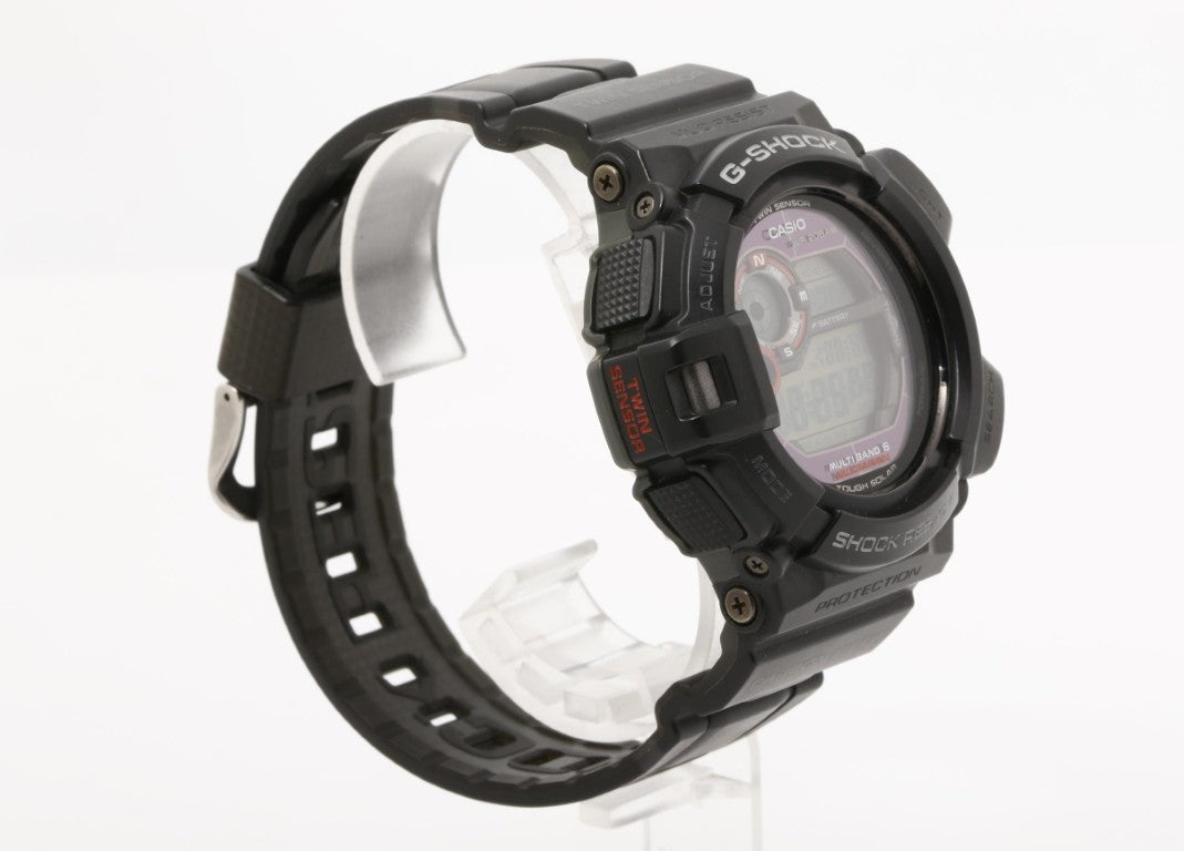 CASIO カシオ 時計 G-SHOCK MASTER OF G - LAND MUDMAN GW-9300-1JF ブラック系 樹脂／ステンレススチール カーボンファイバーインサートバンド メンズ デジタル 美品