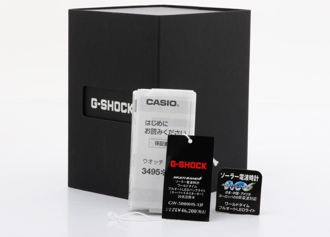 CASIO カシオ 時計 G-SHOCK DIGITAL 5000 SERIES GW-5000HS-1JF ブラック系 ステンレススチール／樹脂 樹脂バンド メンズ デジタル 新品未使用展示品