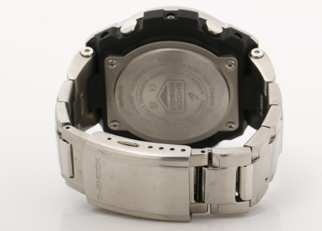 CASIO カシオ 時計 G-SHOCK G-STEEL GST-W100 Series GST-W110D-7AJF ホワイト シルバー系 樹脂／ステンレススチール メンズ アナデジ 美品