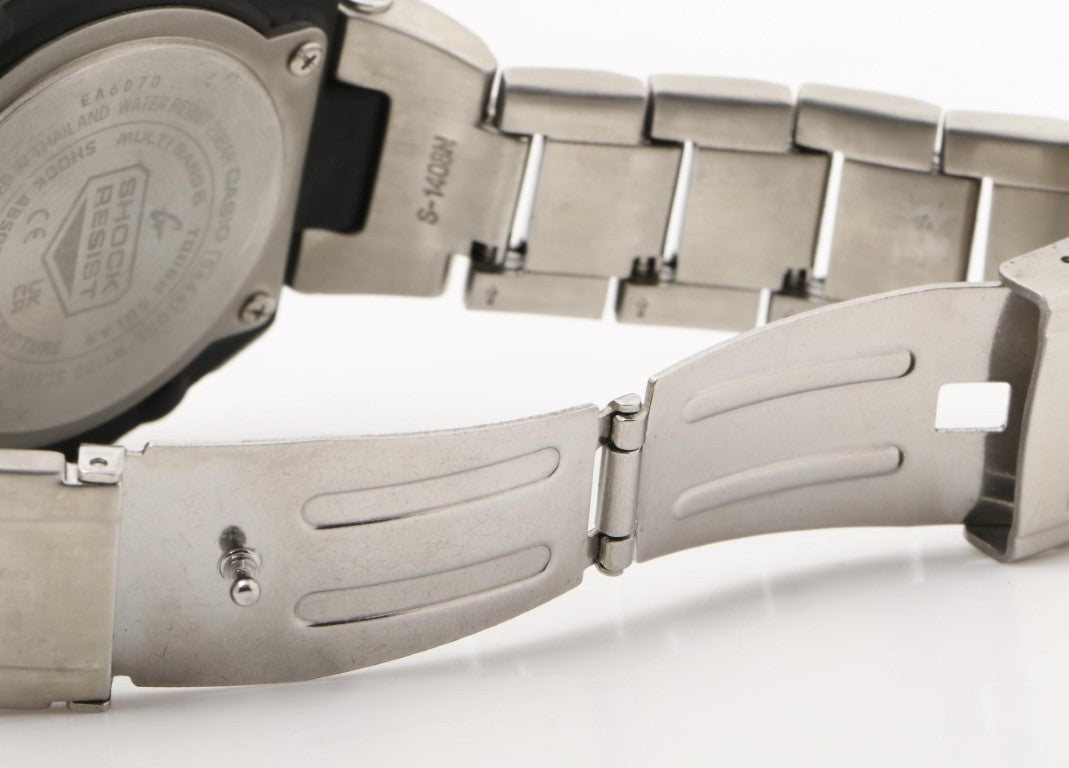 CASIO カシオ 時計 G-SHOCK G-STEEL GST-W100 Series GST-W110D-7AJF ホワイト シルバー系 樹脂／ステンレススチール メンズ アナデジ 美品