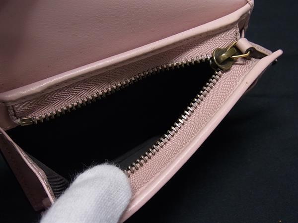 GUCCI グッチ 財布 グッチシマ キャットヘッド 548057 ピンク レザー レディース ゴールド金具 美品