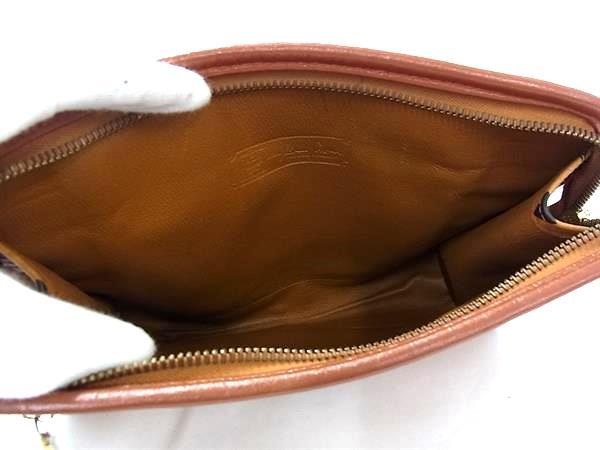 MCM エムシーエム クラッチバッグ ヴィセトス ブラウン レザー ユニセックス