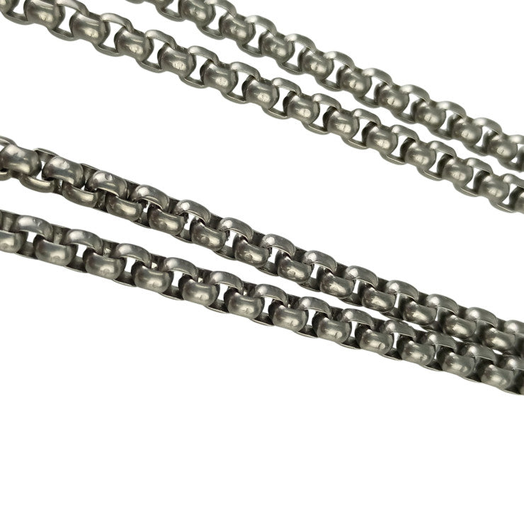 HERMES エルメス ネックレス メリ・メロ シルバー メタル バッファローホーン ユニセックス 美品