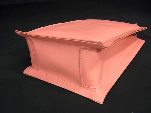 SALVATORE FERRAGAMO フェラガモ ハンドバッグ ヴァラリボン ヴィヴァ GG-212988 ピンク系 レザー レディース 2WAY ショルダーバッグ 美品