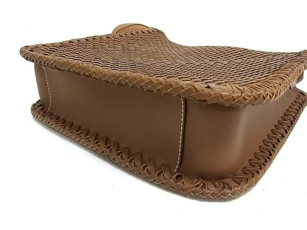 TORY BURCH トリーバーチ ショルダーバッグ ブラウン系 レザー レディース クロスボディ 斜め掛け 美品