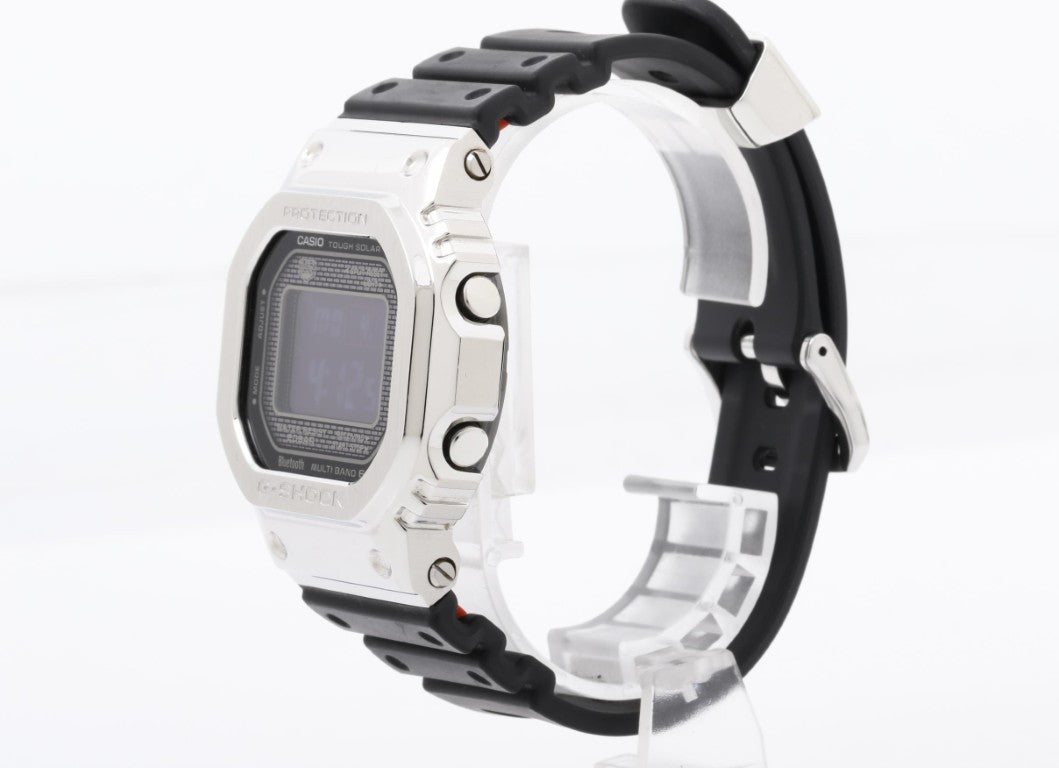 CASIO カシオ 腕時計 G-SHOCK FULL METAL 5000 SERIES GMW-B5000-1JF ブラック シルバー系 ステンレススチール メンズ デジタル 美品