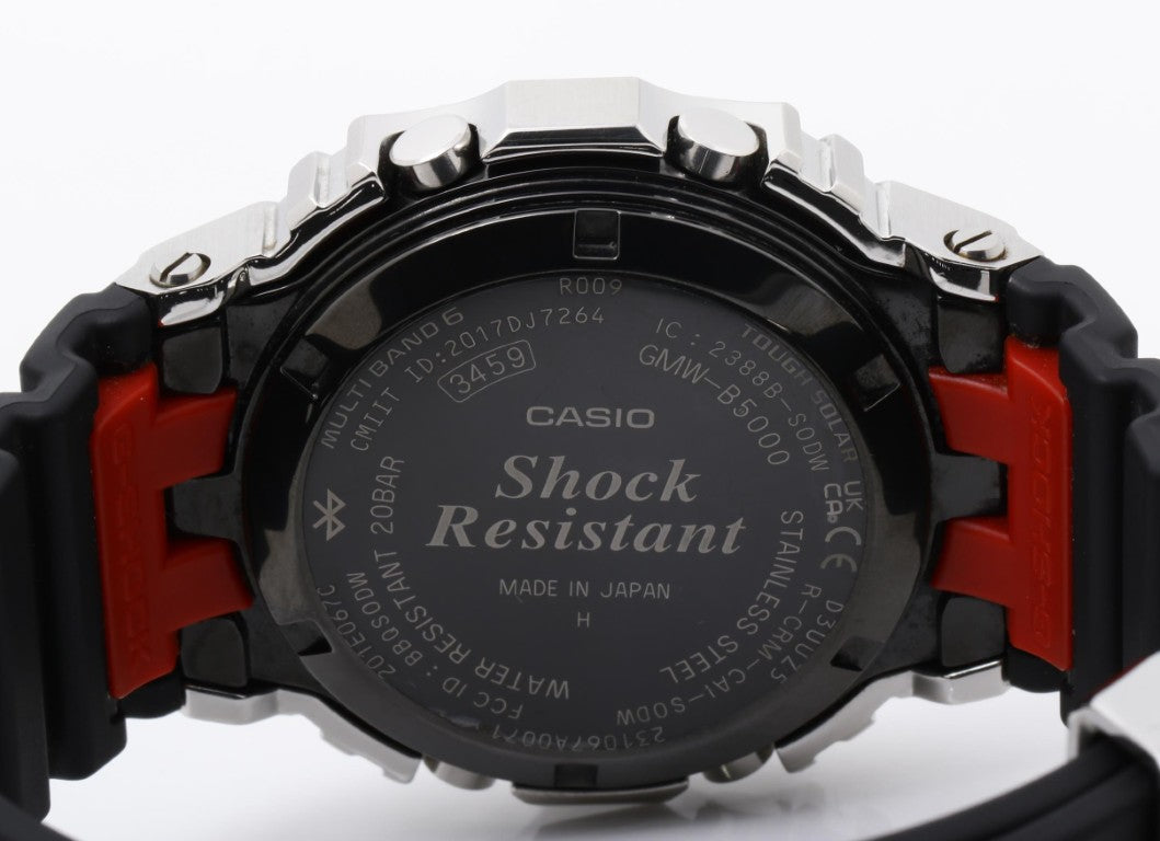 CASIO カシオ 腕時計 G-SHOCK FULL METAL 5000 SERIES GMW-B5000-1JF ブラック シルバー系 ステンレススチール メンズ デジタル 美品
