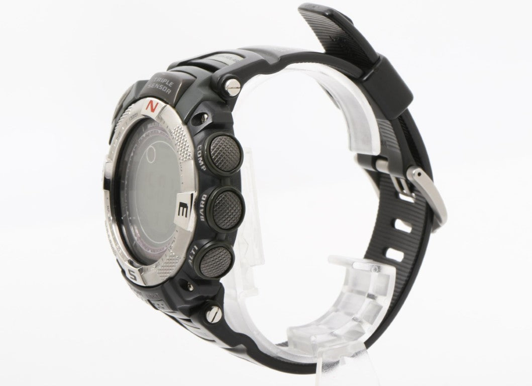 CASIO カシオ 腕時計 PRO TREK プロトレック PRW-1500J-1JF ブラック系 樹脂／ステンレススチール メンズ デジタル 美品