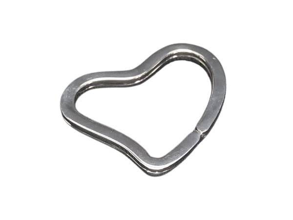 Tiffany&Co. ティファニー キーホルダー エルサペレッティ オープンハート シルバー系 SV925 ユニセックス キーリング 超美品