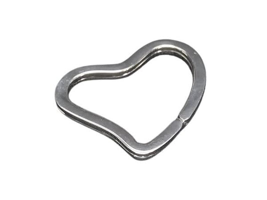 Tiffany&Co. ティファニー キーホルダー エルサペレッティ オープンハート シルバー系 SV925 ユニセックス キーリング 超美品
