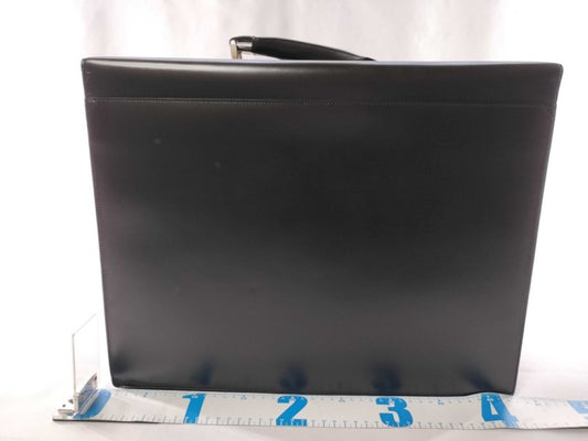 dunhill ダンヒル ハンドバッグ パイロットケース ブラック系 レザー メンズ ドクターバッグ 美品