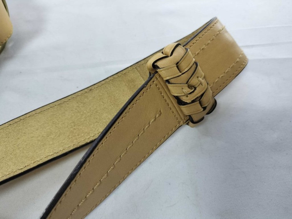 COACH コーチ ショルダーバッグ ブリーカー ダッフル ショルダーバッグ 11422 イエロー系 レザー レディース 美品