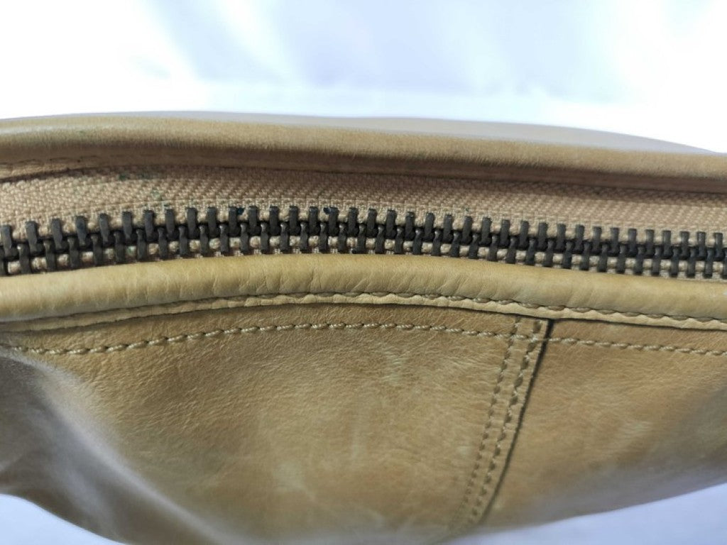 COACH コーチ ショルダーバッグ ブリーカー ダッフル ショルダーバッグ 11422 イエロー系 レザー レディース 美品