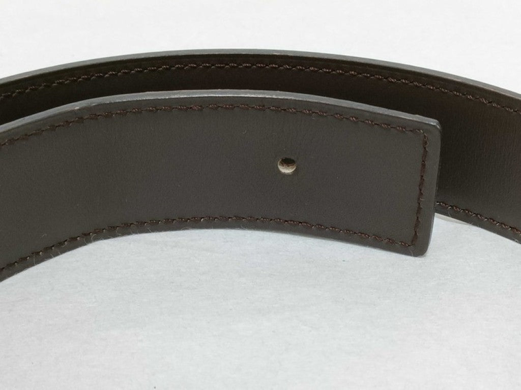 HERMES エルメス ベルト コンスタンス ブラウン系 レザー ユニセックス 美品