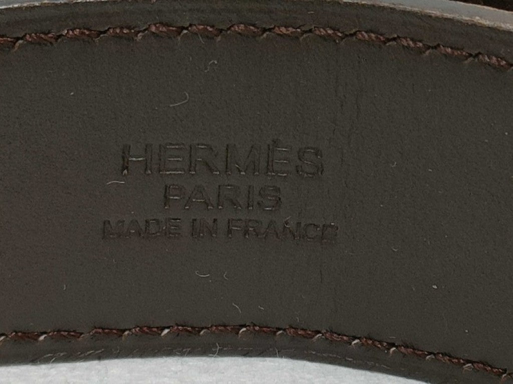 HERMES エルメス ベルト コンスタンス ブラウン系 レザー ユニセックス 美品