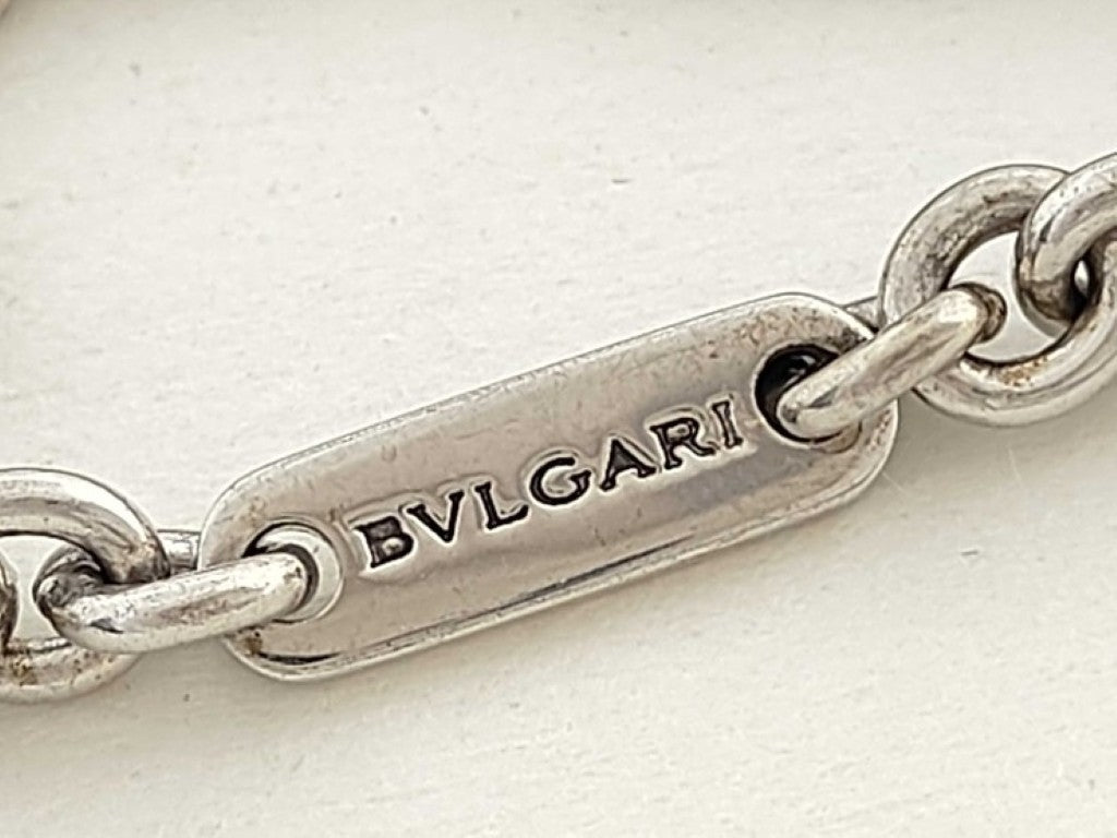 BVLGARI ブルガリ キーホルダー B-ZERO1 ビーゼロワン シルバー系 SV925 レディース バッグチャーム 美品