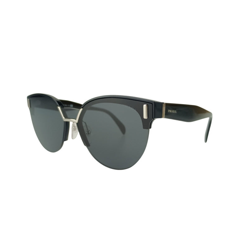 PRADA プラダ サングラス SPR04U ブラック系 アセテート レディース シルバー金具 新品未使用展示品