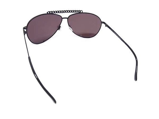 STELLA McCARTNEY ステラ マッカートニー サングラス ファラベラ チェーンモチーフ ティアドロップ STM 55/S ブラック系 メタル レディース 美品
