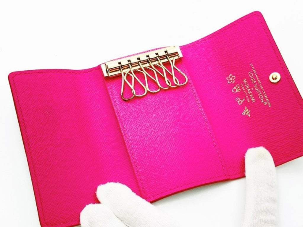 LOUIS VUITTON ルイヴィトン キーケース LV×TM ミュルティクレ 6 M14092 マルチカラー系 モノグラムマルチカラー レディース 6連 村上隆 ゴールド金具 美品