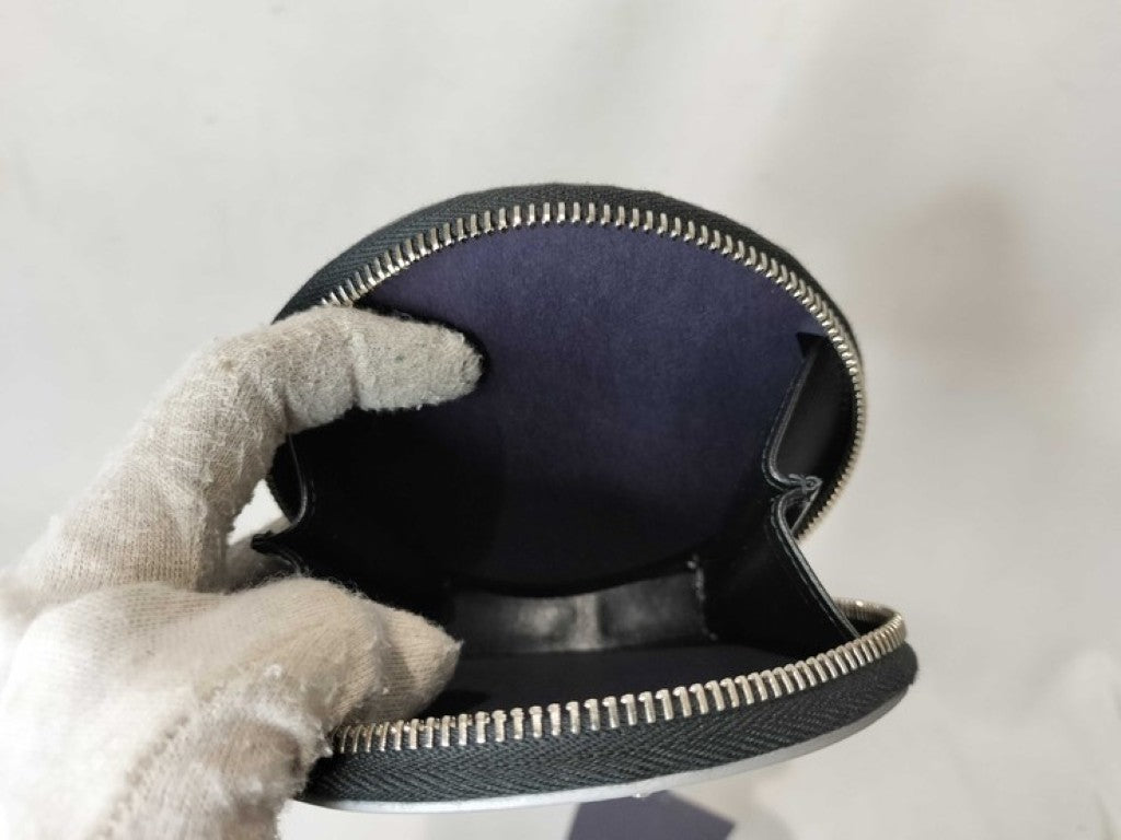 PRADA プラダ ショルダーバッグ トライアングルロゴ 1NR003 シルバー系 レザー レディース チェーン シルバー金具 美品
