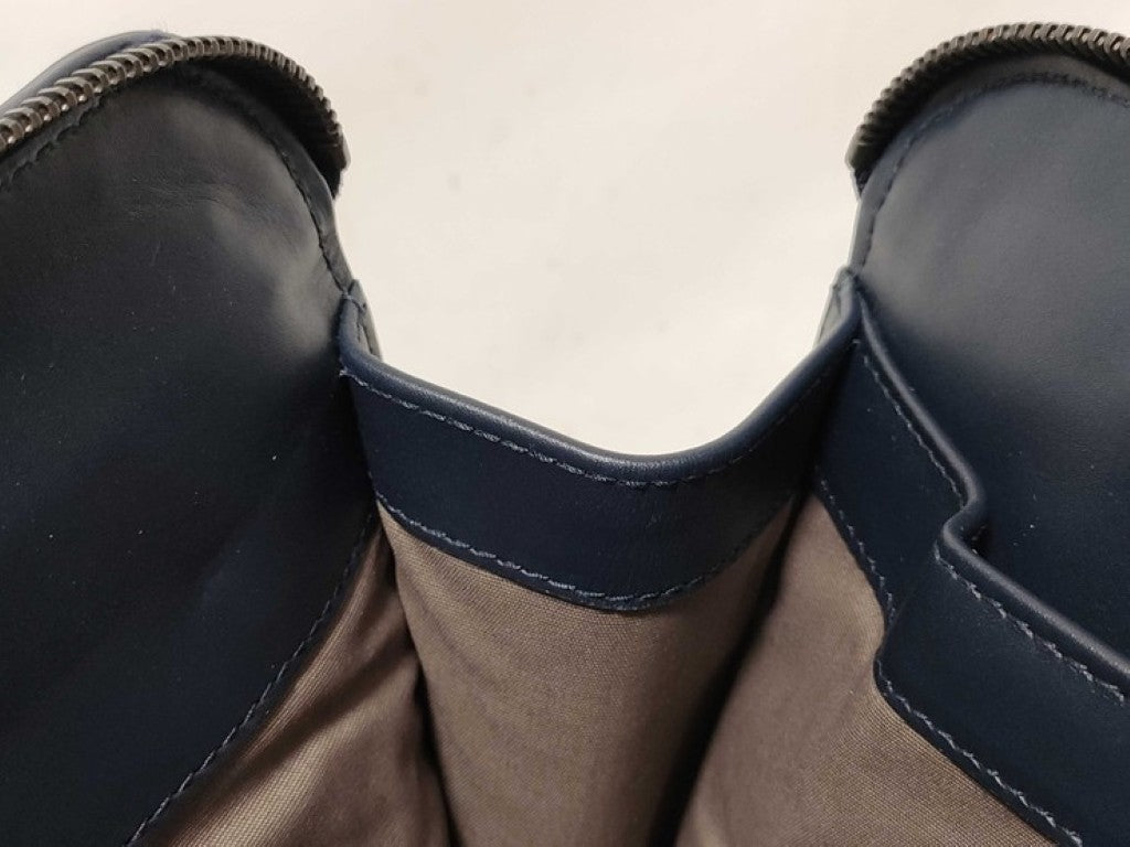 BOTTEGA VENETA ボッテガヴェネタ クラッチバッグ イントレチャート 406021 ブラック系 レザー メンズ 美品